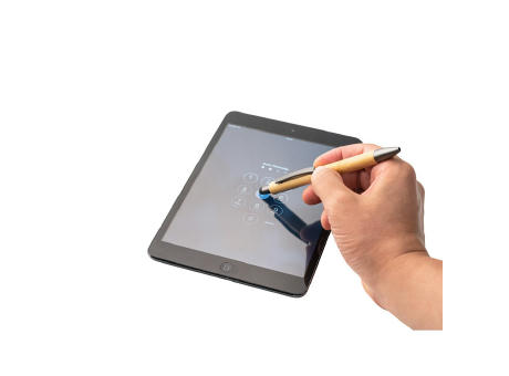 ZOLA. Kugelschreiber aus Bambus mit mattem Oberfläche bedrucken