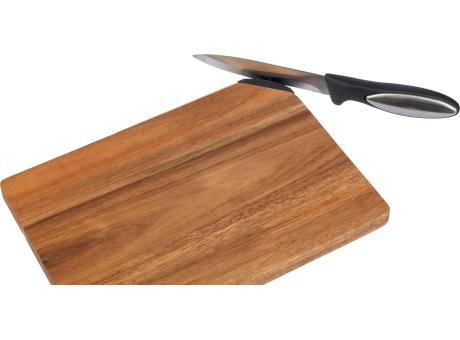 Schneidebrett aus Akazienholz Heinz Werbeartikel