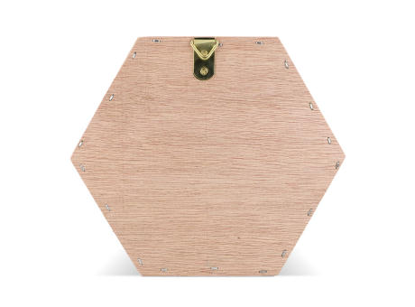 Bienenhaus aus FSC-Holz, sechseckig Werbeartikel