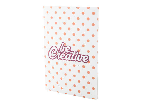 Product image individuelles Saatpapier-Notizbuch CreaNote A5 Seed Werbeartikel