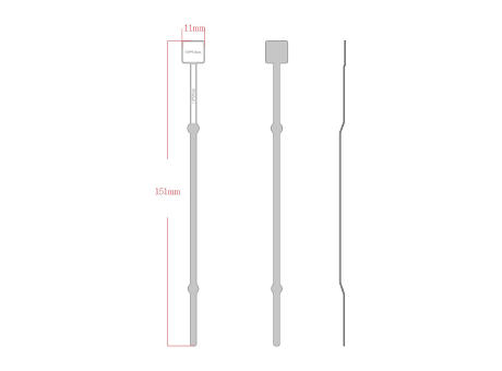 ROMINOX® Mehrweg-Büroklammer Document Pin, idealer Mailingartikel für Dokumente, bis zu 20 Seiten Klemmkraft Werbeartikel