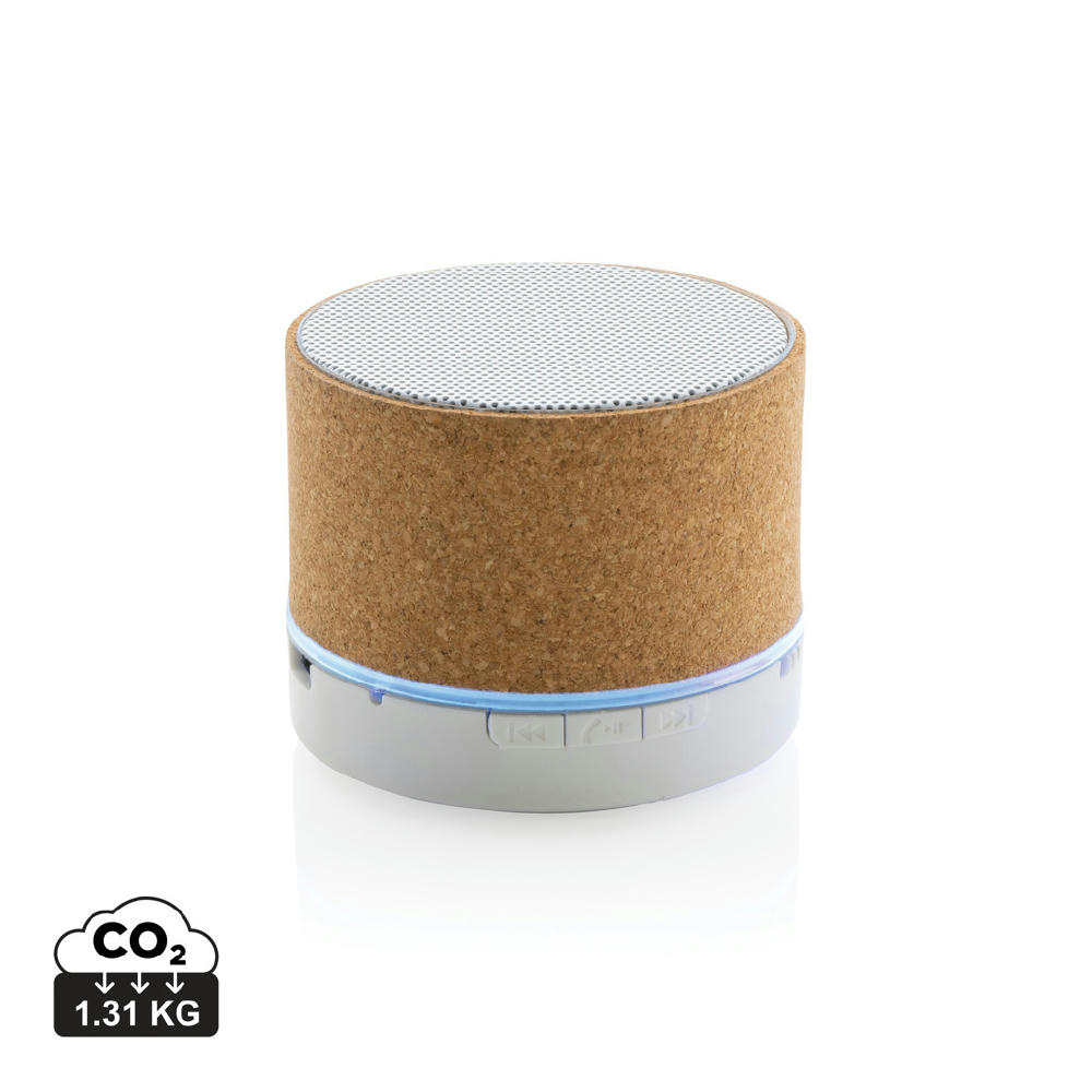 Product image Kabelloser 3W-Lautsprecher aus Kork Werbeartikel