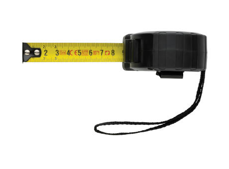 5m/19mm Maßband mit Stop-Taste aus RCS recycelt. Kunststoff bedrucken