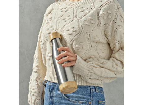 Rio Grande Trinkflasche recy. Edelstahl 530 ml  Werbeartikel