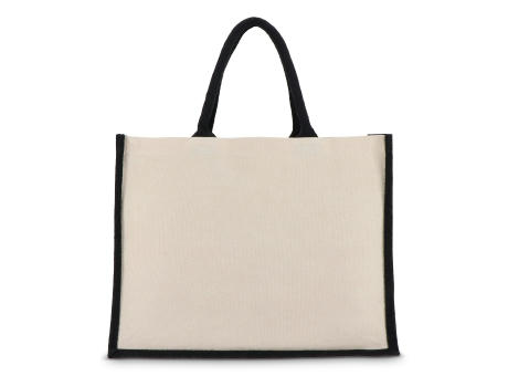 Product image Jute-Baumwolle Tragetasche OEKO-TEX® 42,5 x 19 x 32cm 320g/m² bedrucken