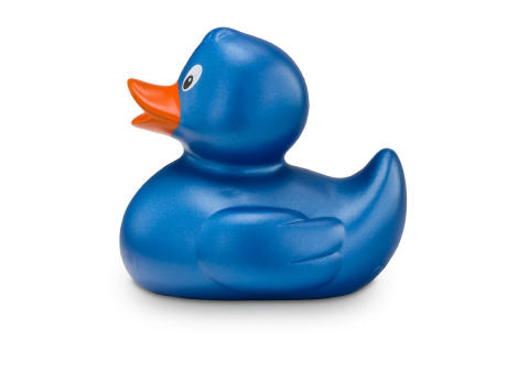 Werbeente Bianca Blauglanz, ca. 8 cm Werbeartikel