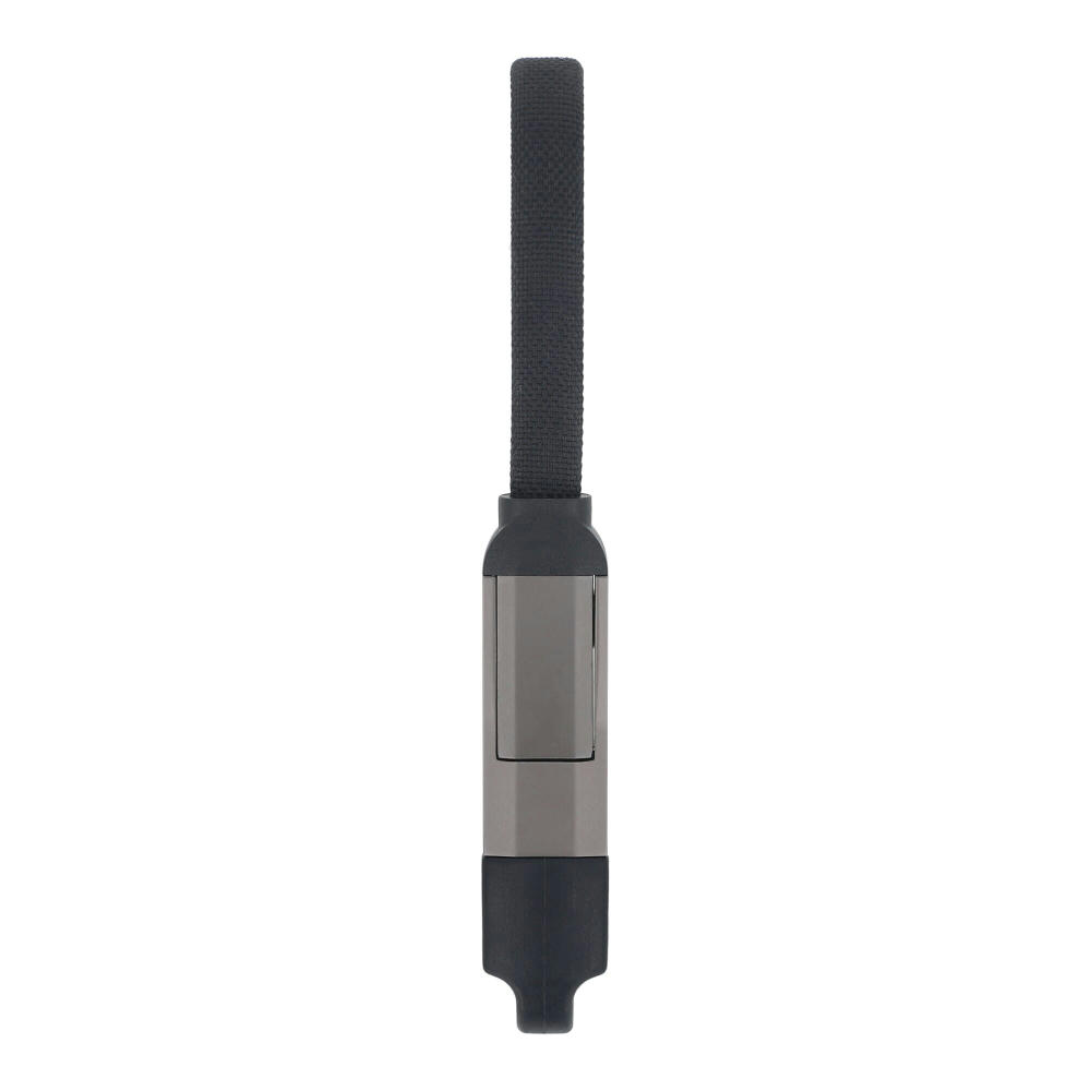 Multifunktionales 4-in-1 Kabel OTG Schlüsselanhänger Größe 60 W Werbeartikel