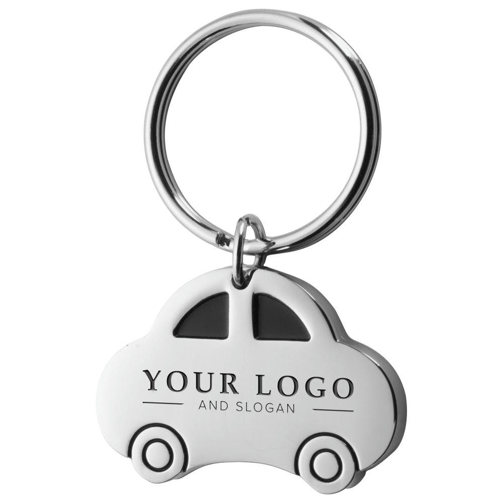 Schlüsselanhänger aus Metall Beatrice Werbeartikel