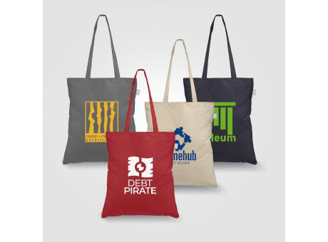 Geo - 5 oz. Recycled Cotton Canvas Tote Bag Werbeartikel