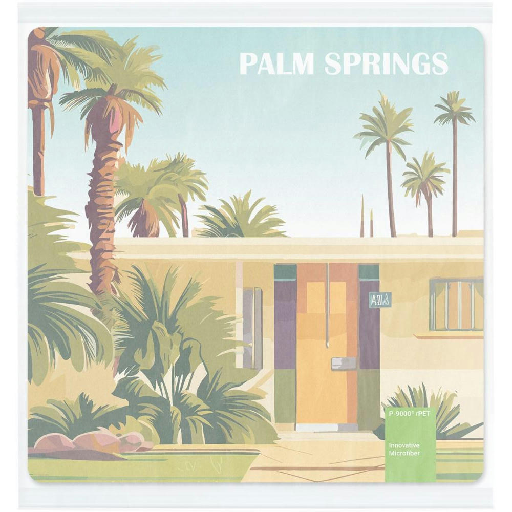 Product image POLYCLEAN rPET Displaytuch 15x15 cm im Pergaminbeutel, All-Inclusive-Paket Werbeartikel