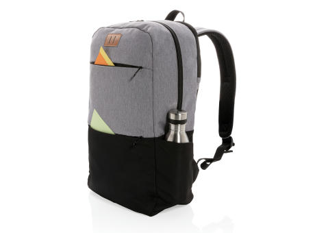 Moderner 15.6" USB & RFID Laptop-Rucksack, PVC-frei bedrucken
