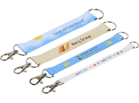 Mini Sublimation Schlüsselband mit Ring bedrucken