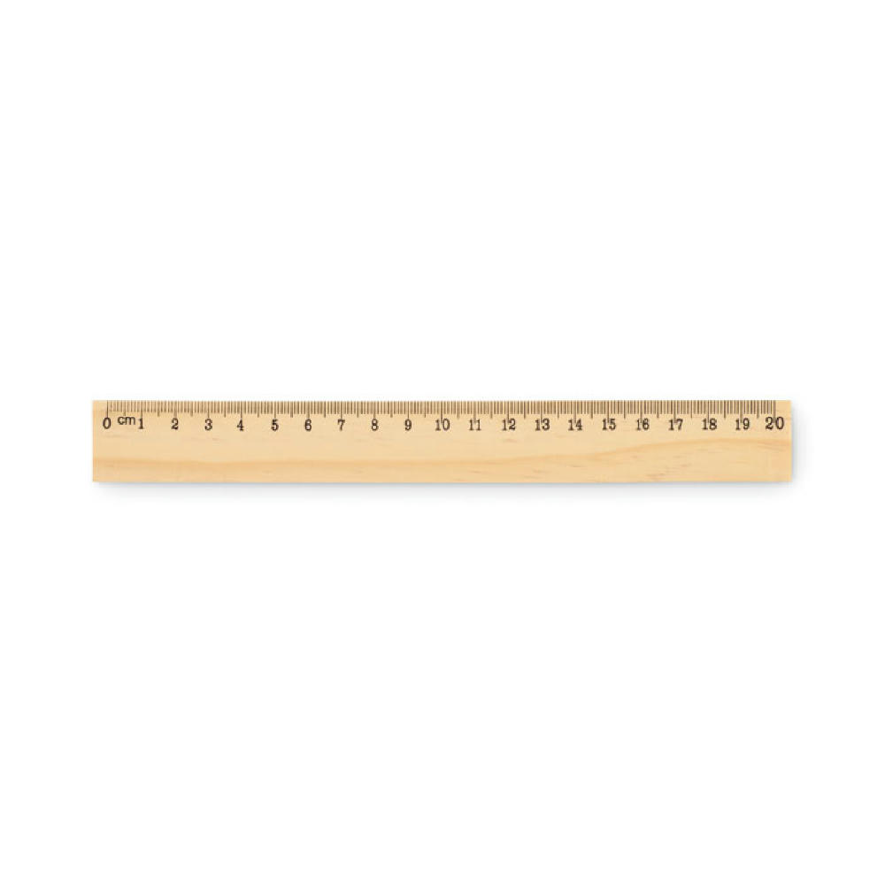 Product image Holzlineal 20cm Werbeartikel