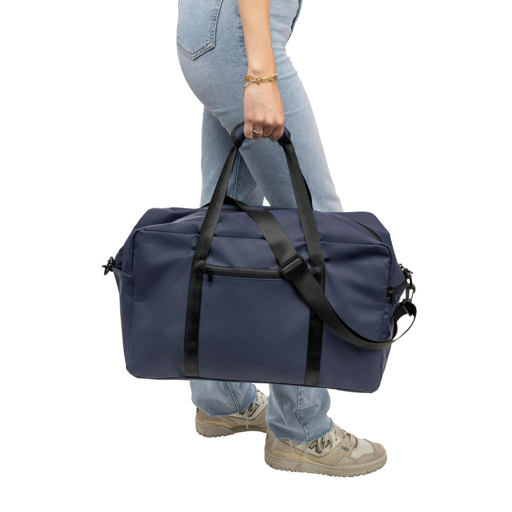 Recycelte PU-Reisetasche Mirae Werbeartikel