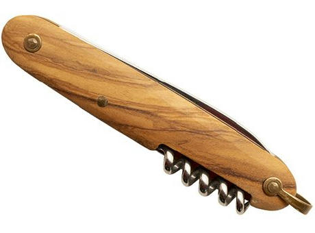 Multifunktionsmesser 'Volga', Olivenholz Werbeartikel
