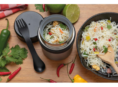 Bogota Food-Container mit Keramik-Überzug Werbeartikel