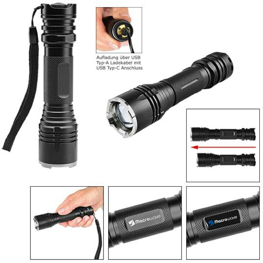 Product image Aufladbare LED Leuchte "Nova Light 1200 L silber" Werbeartikel