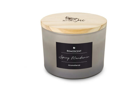 ROMOSCENT® Aromakerze Spicy Mandarin Werbeartikel