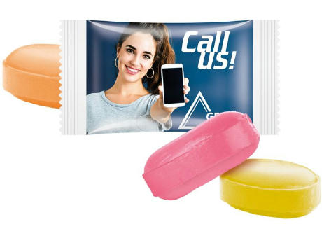 Flowpack Bonbon Frucht Mix Werbeartikel