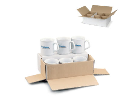 Verpackung für 6 Tassen bedrucken