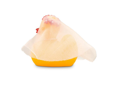 Werbeente Bonnie Braut Mini, ca. 6 cm Werbeartikel