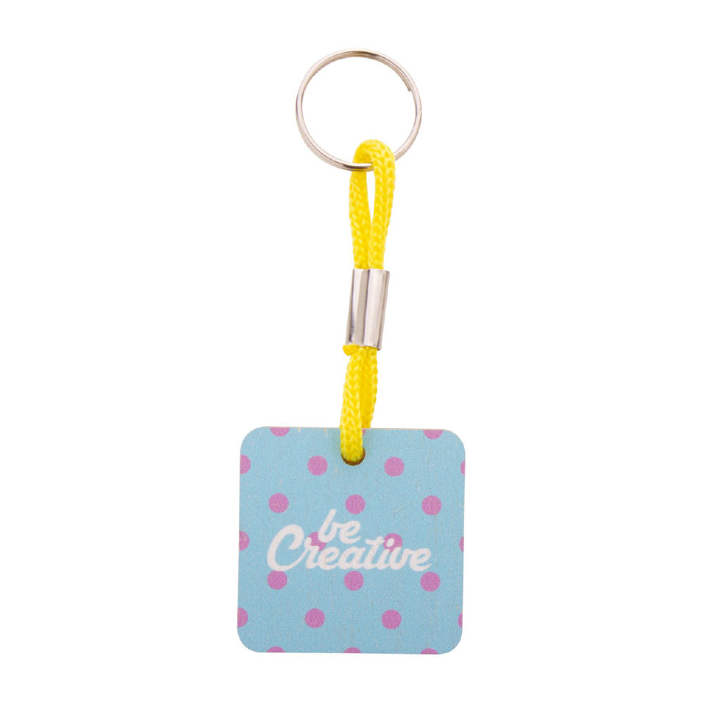 Product image Individueller Schlüsselanhänger Woody Plus C Werbeartikel