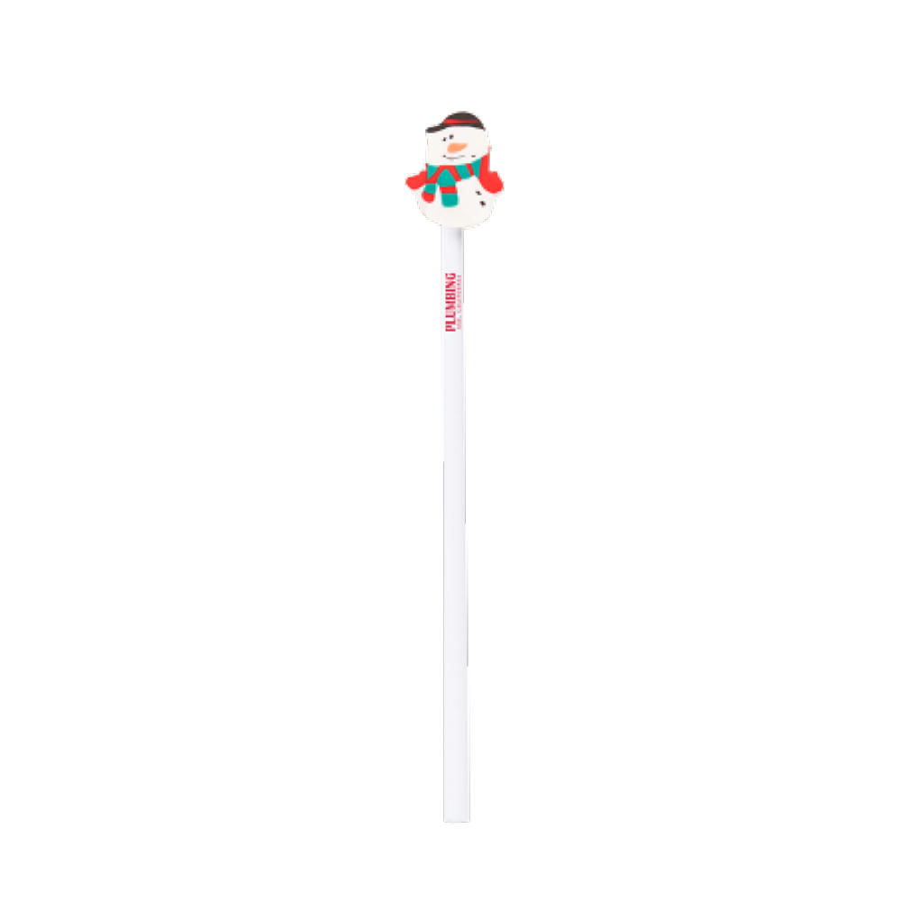 Product image NUSS Bleistift mit Weihnachtsdesign: Schneemann Werbeartikel