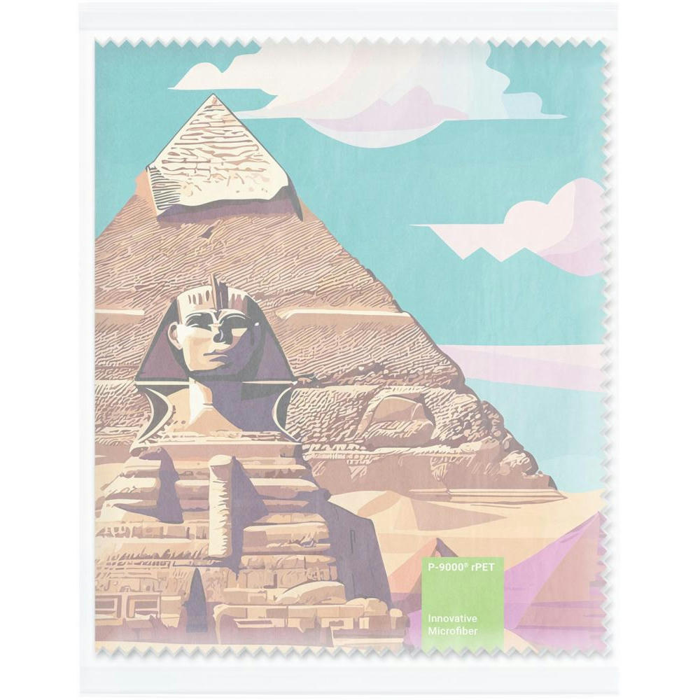 Product image POLYCLEAN rPET Brillenputztuch 30x20 cm im Pergaminbeutel, All-Inclusive-Paket Werbeartikel