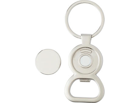 Schlüsselanhänger aus Metall Soren Werbeartikel