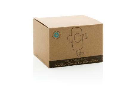 10W Wireless Charging Autohalter aus RCS Plastik Werbeartikel