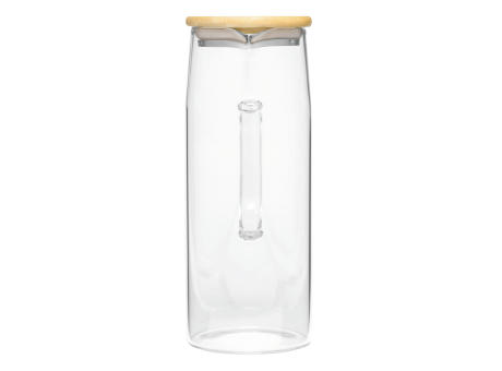Glas-Karaffe BAMBOO PITCHER Werbeartikel
