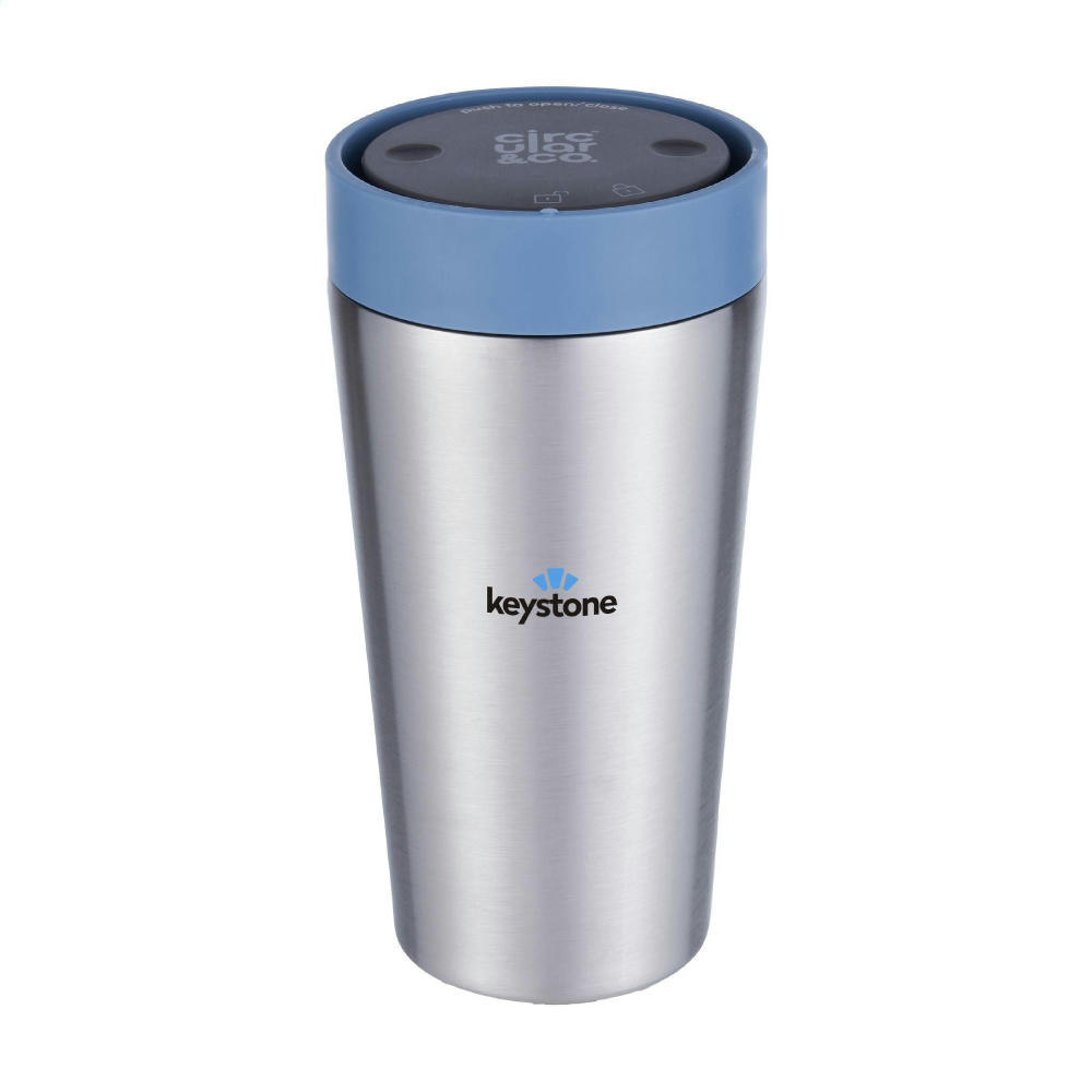 Circular&Co Recycled Stainless Steel Coffee Cup 340 ml Werbeartikel