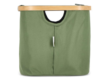 InSideOut faltbarer Korb mit Deckel Sogne 38 x 26 x 25cm rPET Werbeartikel