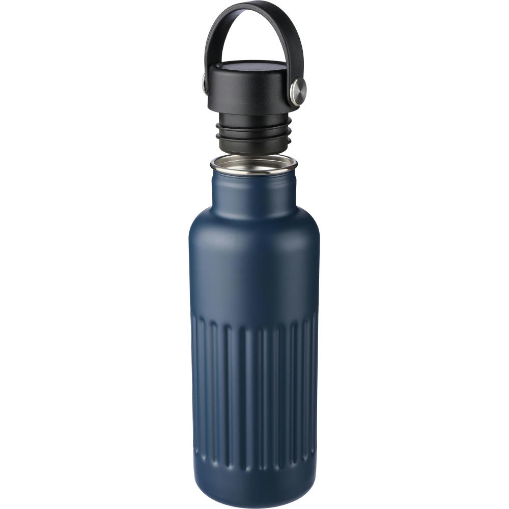 Recycelte doppelwandige Trinkflasche aus Edelstahl (500 ml), Lior Werbeartikel