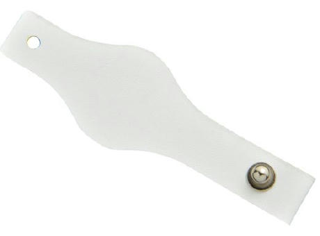 Product image Kabelbinder, mit rundlicher veredlungsfläche, weiß Werbeartikel