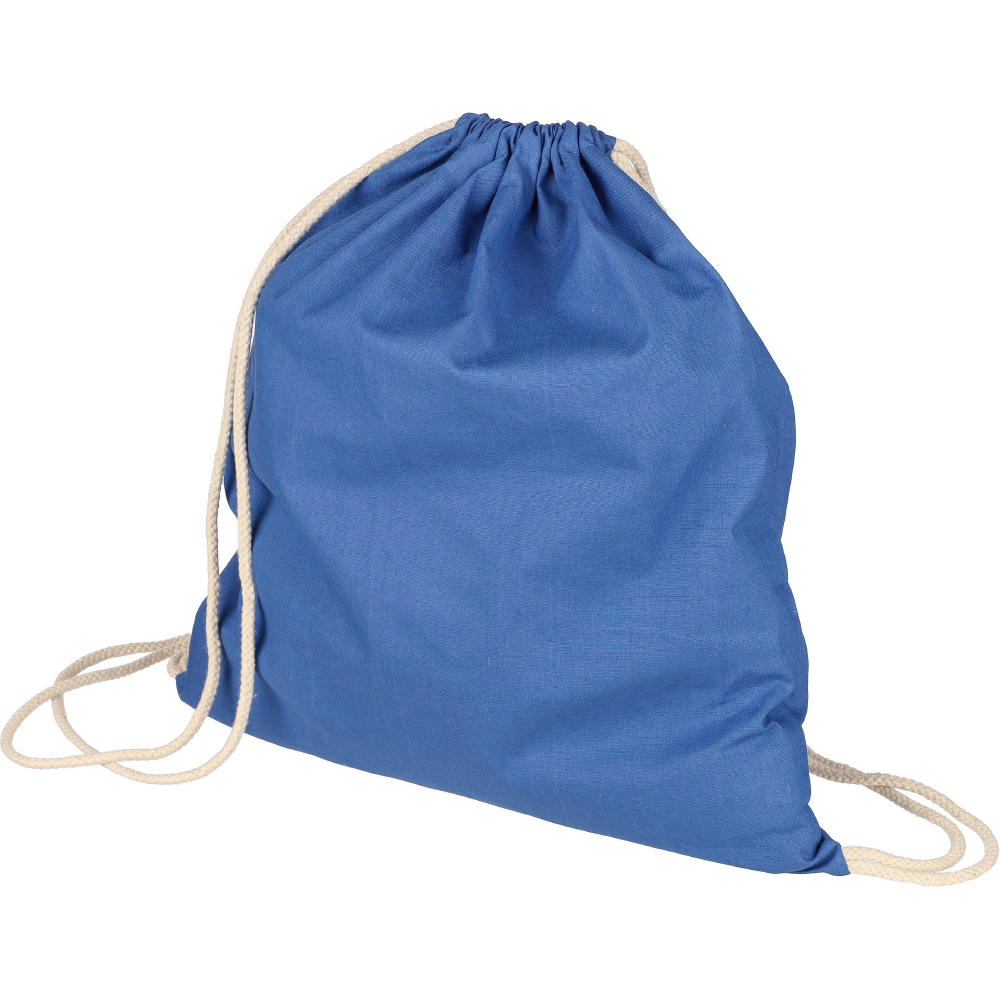 Kordelzug-Rucksack aus Öko-Baumwolle (140 g/m2) Bridget Werbeartikel