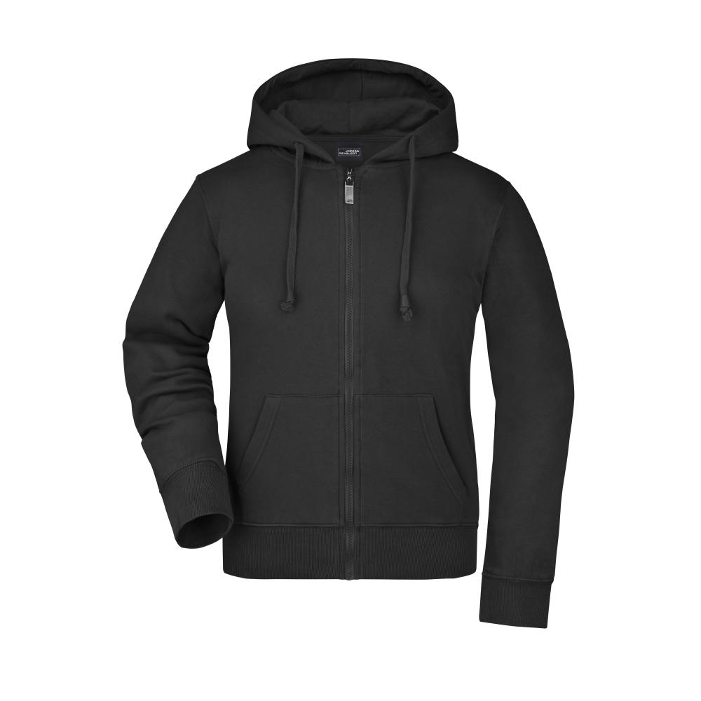 Product image Ladies' Hooded Jacket - Kapuzenjacke aus formbeständiger Sweat-Qualität Werbeartikel