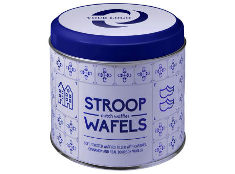 Metalldose für Stroopwafel Sanvi Werbeartikel
