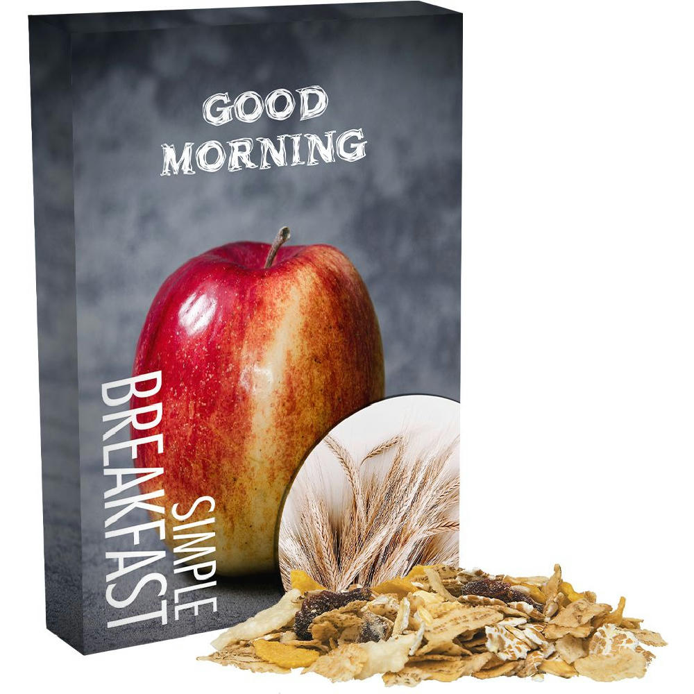 Product image Müsli Apfel-Cranberry, ca. 60g, Faltschachtel Werbeartikel