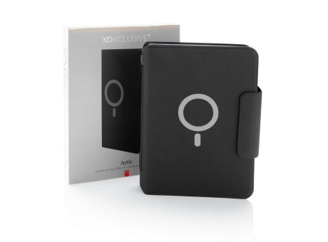 Artic magnetisches 10W Wireless Charging Notizbuch bedrucken