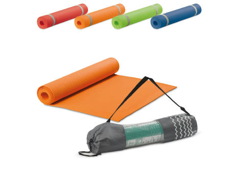 Fitness-Yogamatte mit Trageriemen bedrucken