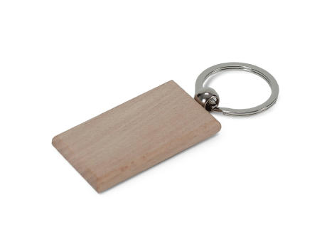 Product image Schlüsselring Holz rechteckig bedrucken
