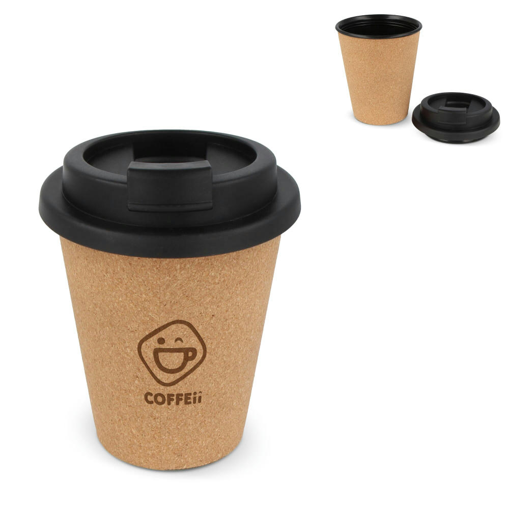 Product image R-PP Kork Kaffeebecher 350 ml Werbeartikel
