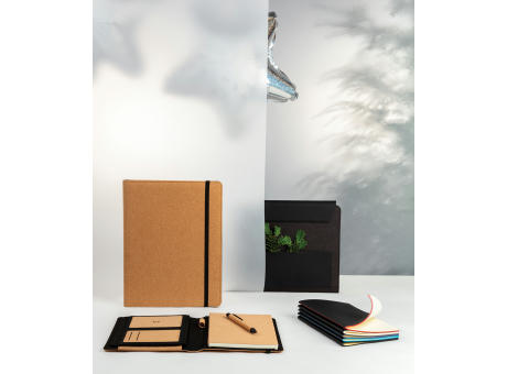 Deluxe Kork Portfolio A4 mit Stift Werbeartikel