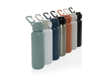 Via RCS Re-Steel Sportflasche mit Verschluss, 600ml Werbeartikel