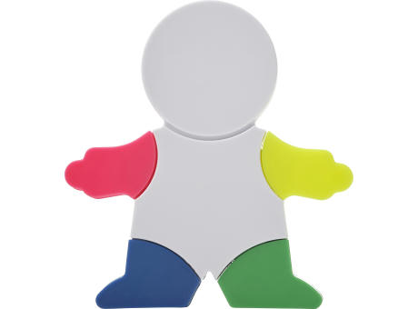 Product image Textmarkerin Figur-Form aus Kunststoff Ella Werbeartikel