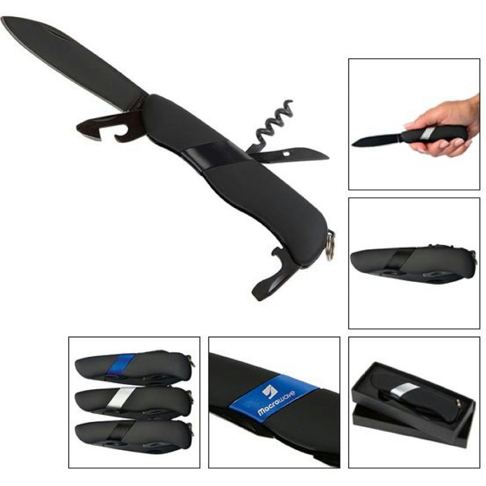 Product image Multifunktions-Taschenmesser "Eagle schwarz" Werbeartikel