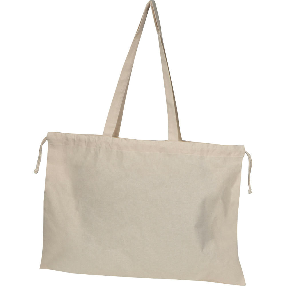 Product image Bio Baumwolltasche mit Verschluss Werbeartikel