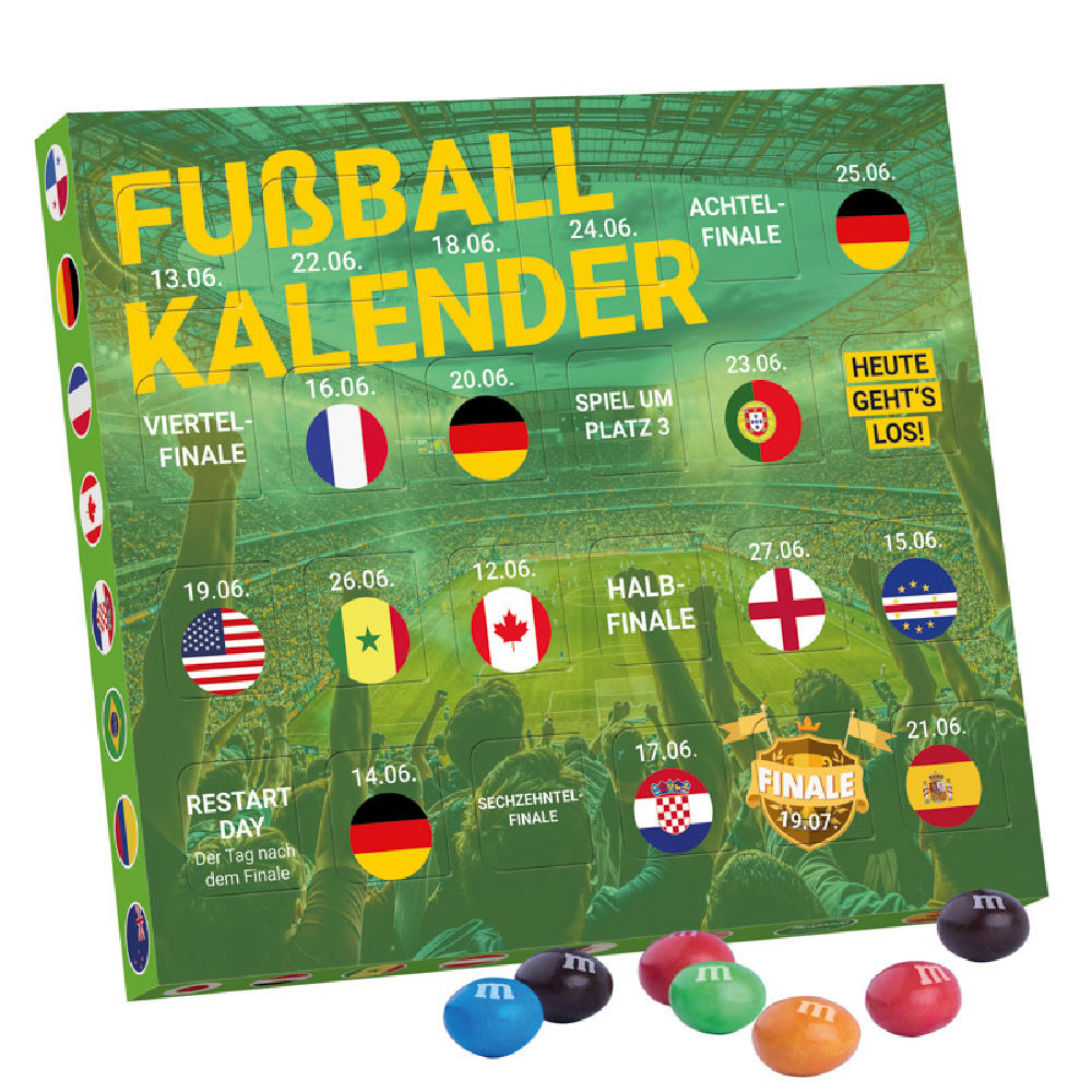 Eventkalender XS, M&M's Crispy Werbeartikel