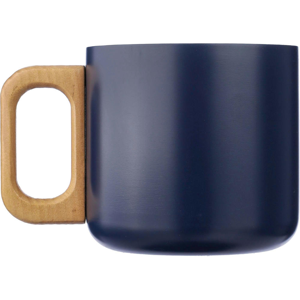 Doppelwandiger Becher aus recyceltem Edelstahl 400 ml Dwight Werbeartikel